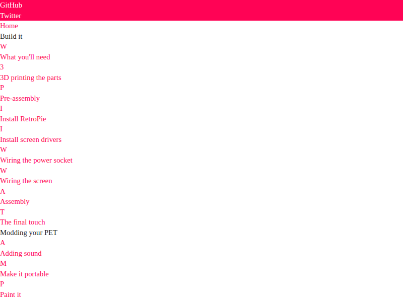 Screenshot of http://commodorepetmini.com/