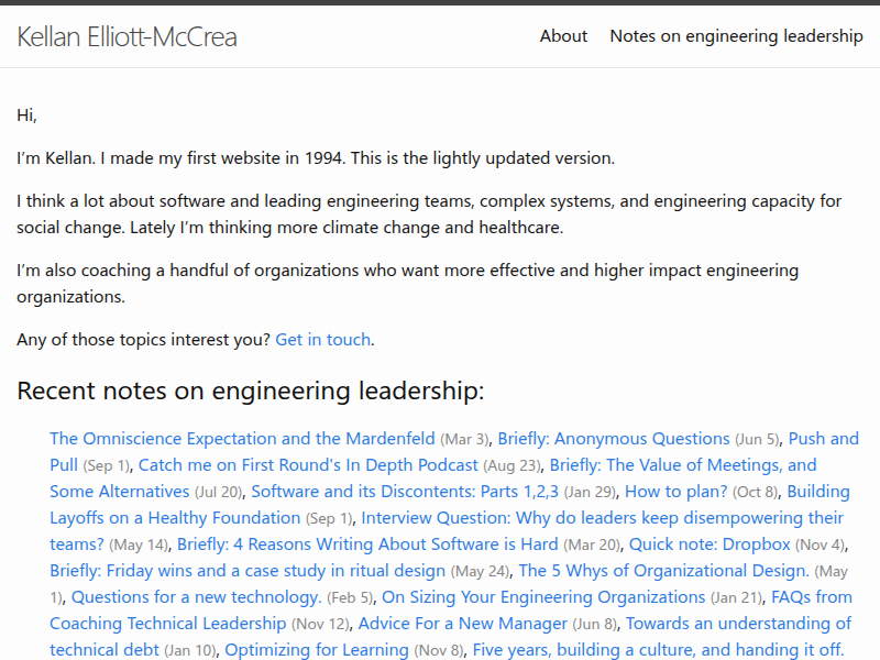 Screenshot of http://kellanem.com/