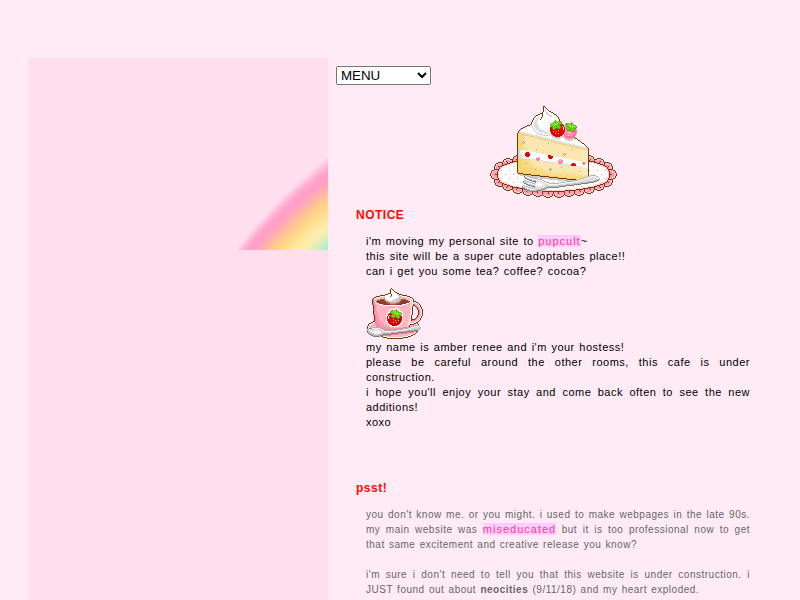 Screenshot of http://candymilk.neocities.org/