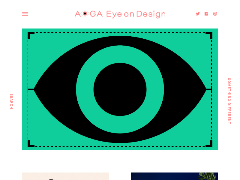 Screenshot of http://eyeondesign.aiga.org/