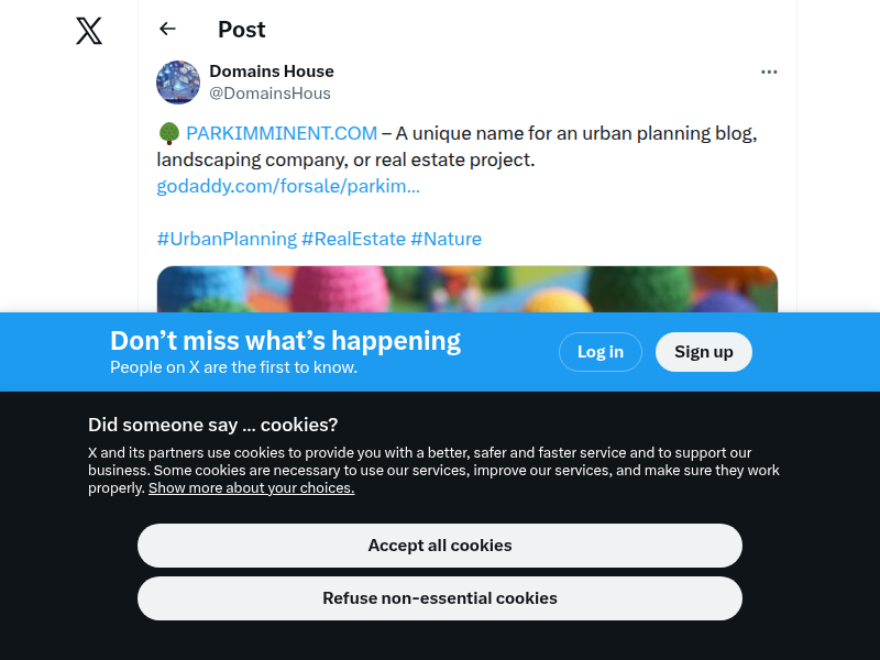 Screenshot of http://parkimminent.com/
