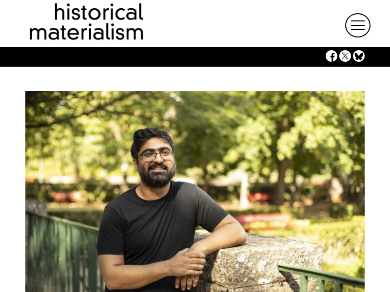 Screenshot of http://www.historicalmaterialism.org/