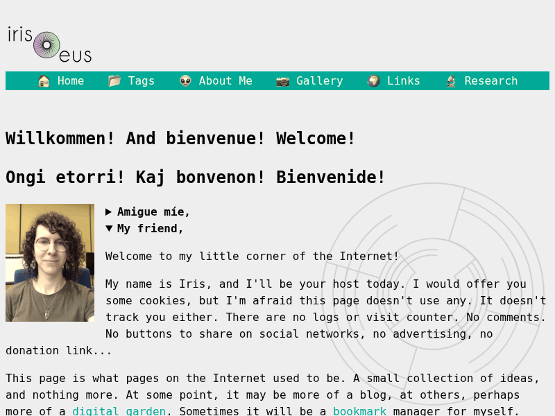 Screenshot of http://iris.eus/