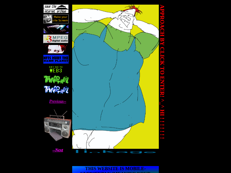 Screenshot of http://tangotrail.neocities.org/